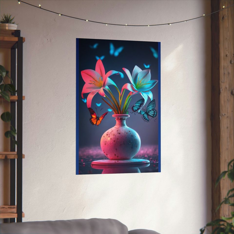 Magical Flower Premium Matte Vertical Posters