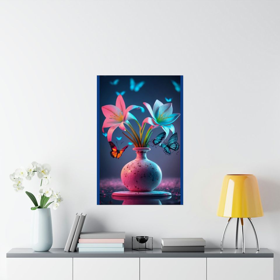 Magical Flower Premium Matte Vertical Posters