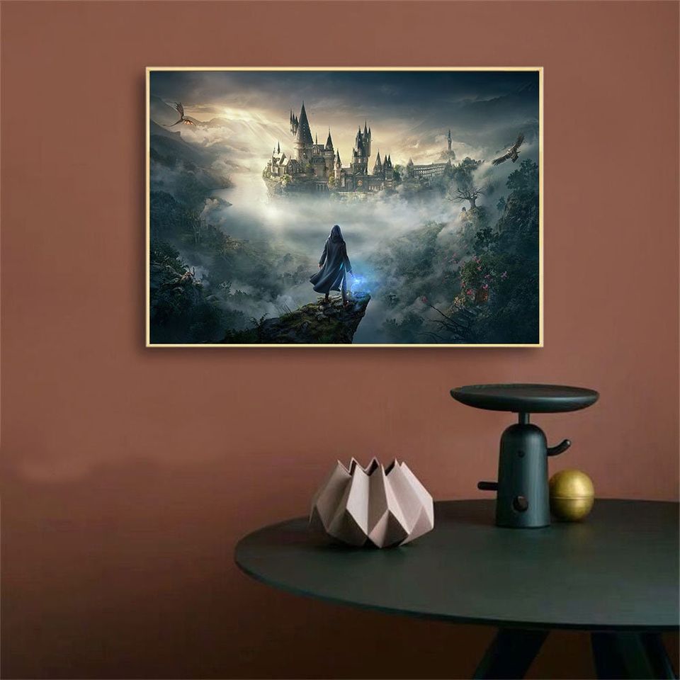 Hogwarts Legacy Painting Harry Potter Poster