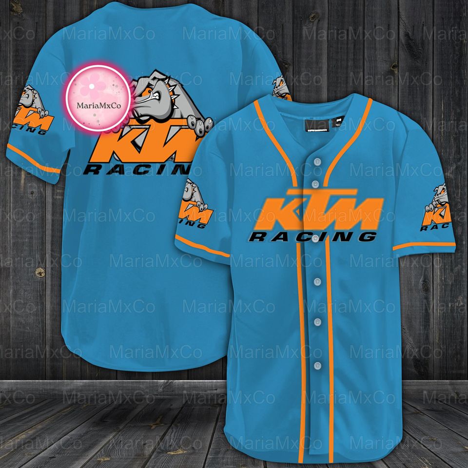 Motorcycle KTM Baseball Shirt, KTM Motorcycle Shirt