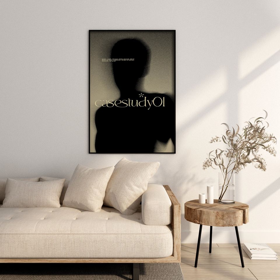 Daniel Caesar Poster - Case Study 01 Poster - Daniel Caesar Album Cover Poster
