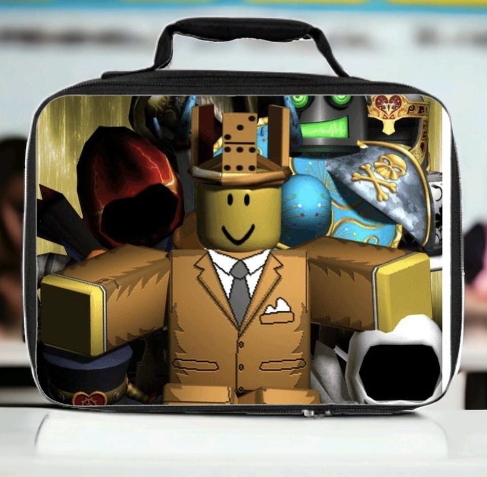 Roblox cooler lunch bags, school bag
