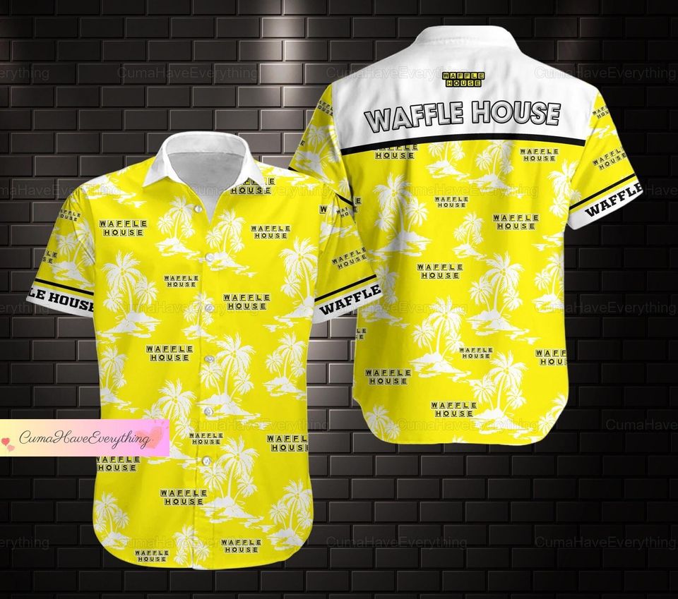 Waffle House Button Shirt, Waffle House Shirt