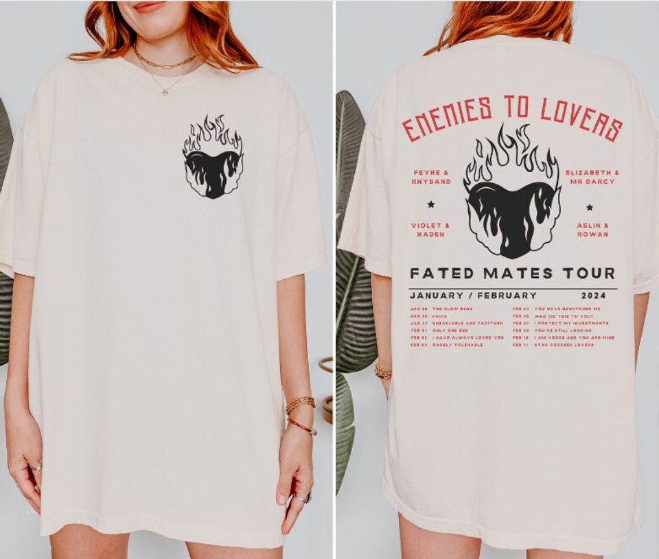 Enemies To Lovers Sarah J Maas Merch ACOTAR