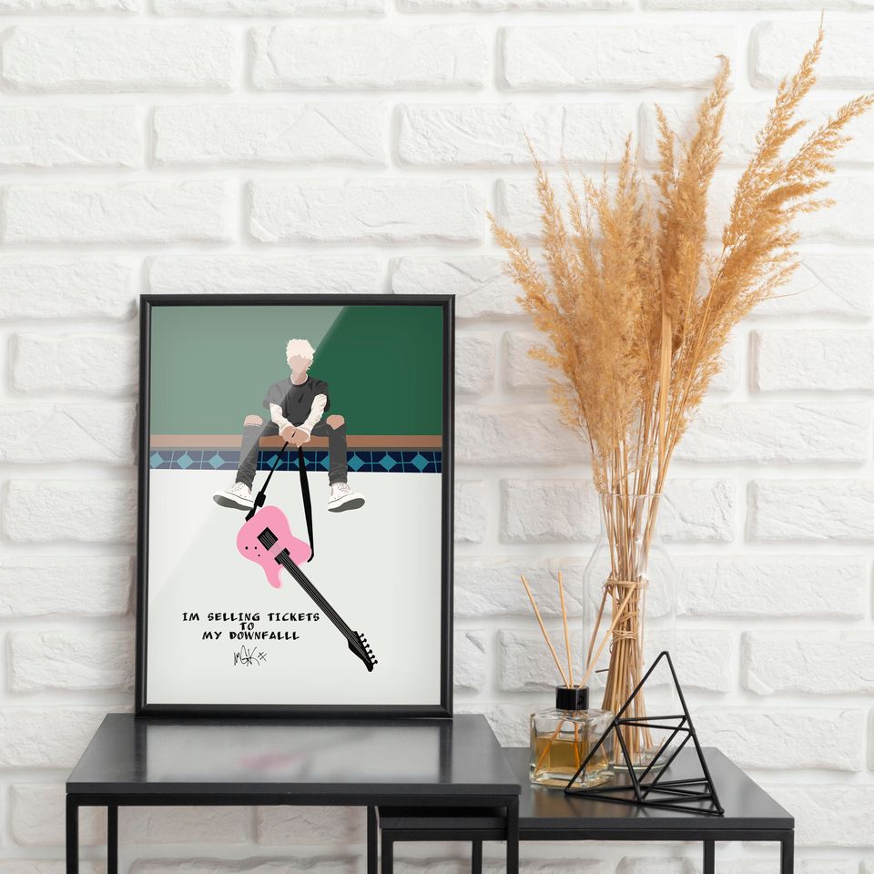 Album Poster MGK Wall Art Vertical Printed Poster Home Decor