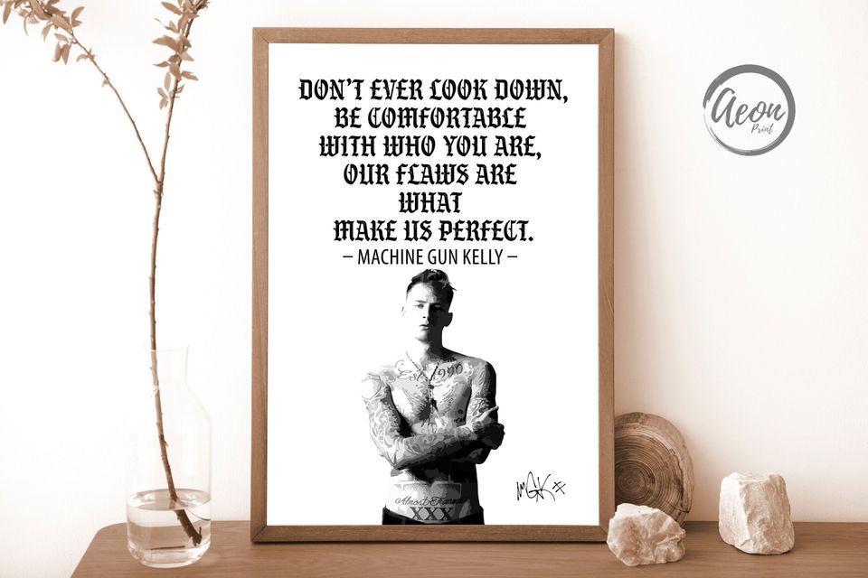 MGK Quote Wall Art Vertical Poster