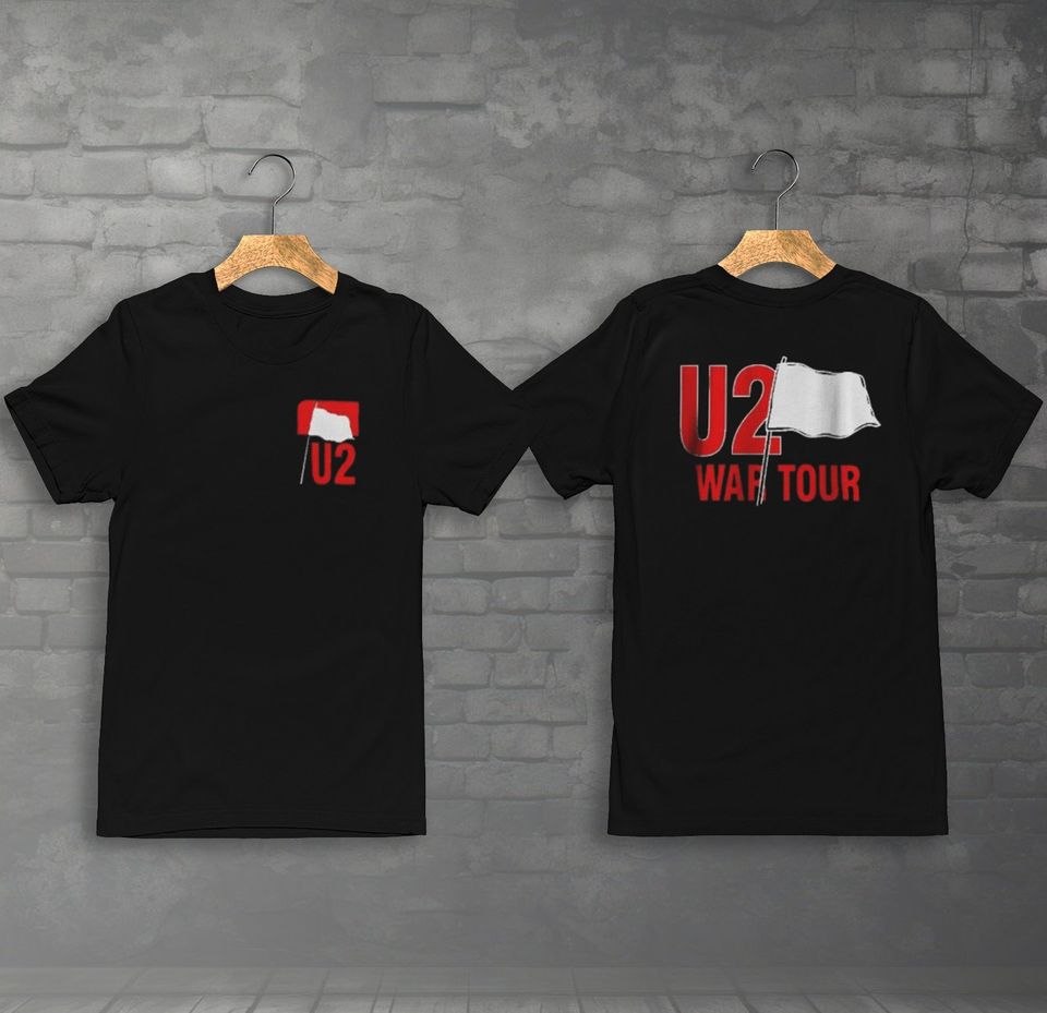 The U2 War Tour Music Band Unisex Black Music T-Shirt, Music T-Shirt