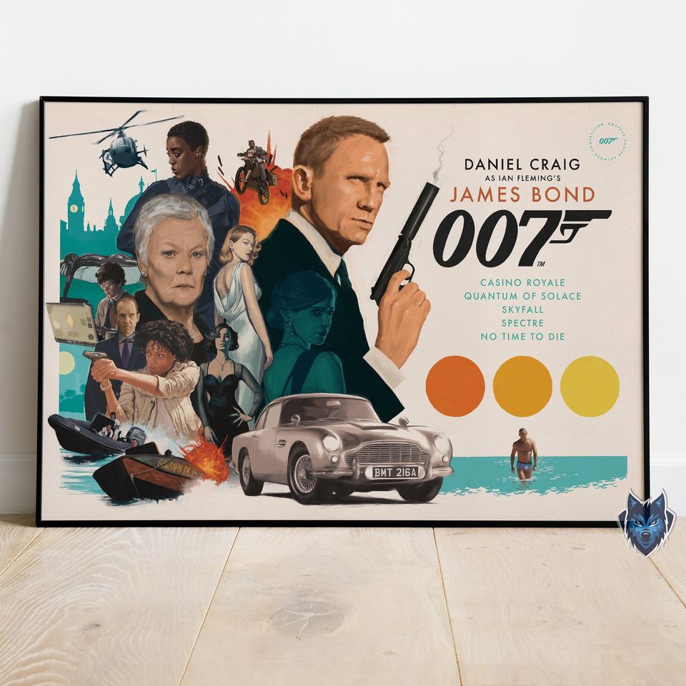 James Bond Movie Poster