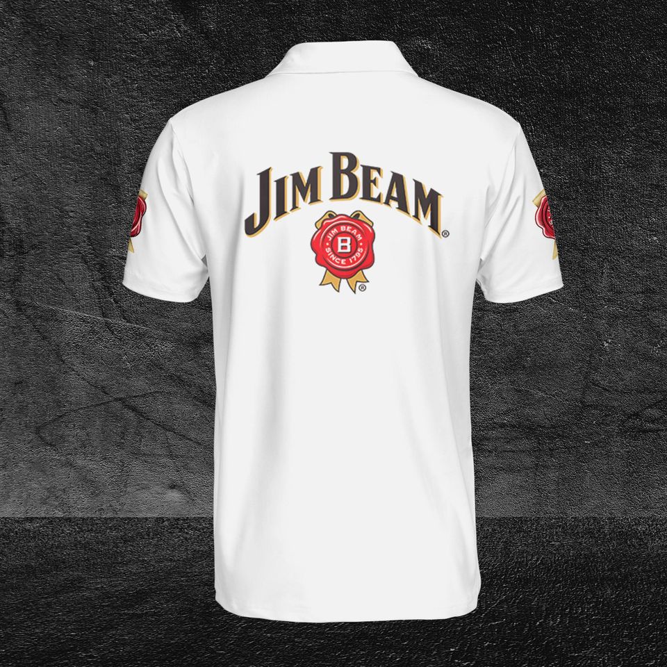 Jim Beam Unisex Polo Shirt 3D