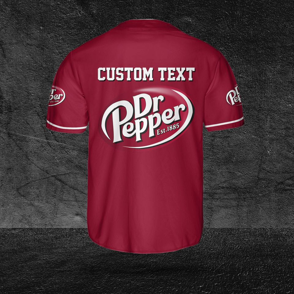 Personalized Dr.Pepper Jersey Shirt, Beer Lovers Jersey