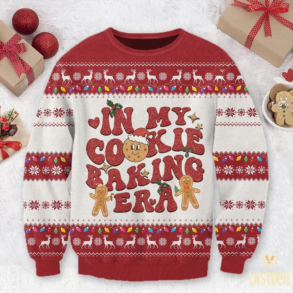 In My Cookie Baking Era Christmas Ugly Sweater