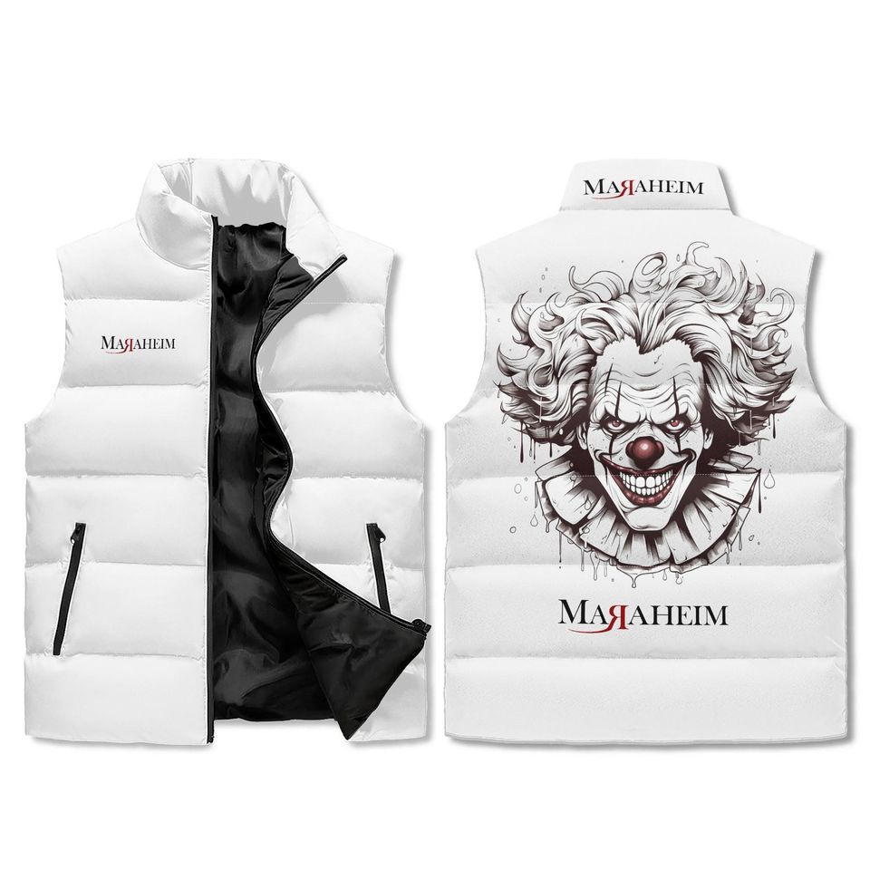 Maraheim Clown Unisex Sleeveless Jacket | Winter Clothing | Gift Ideas
