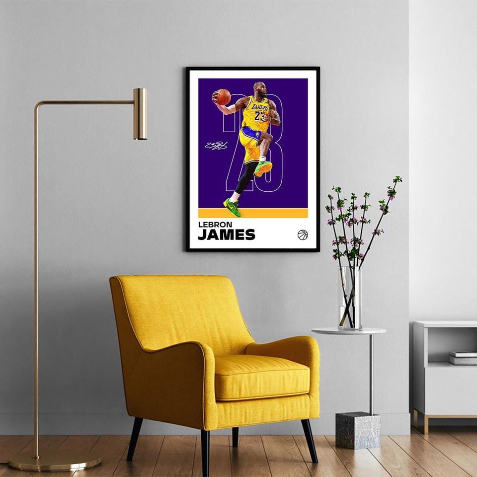 Lebron James Poster - Perfect for Fans!  King James Artwork