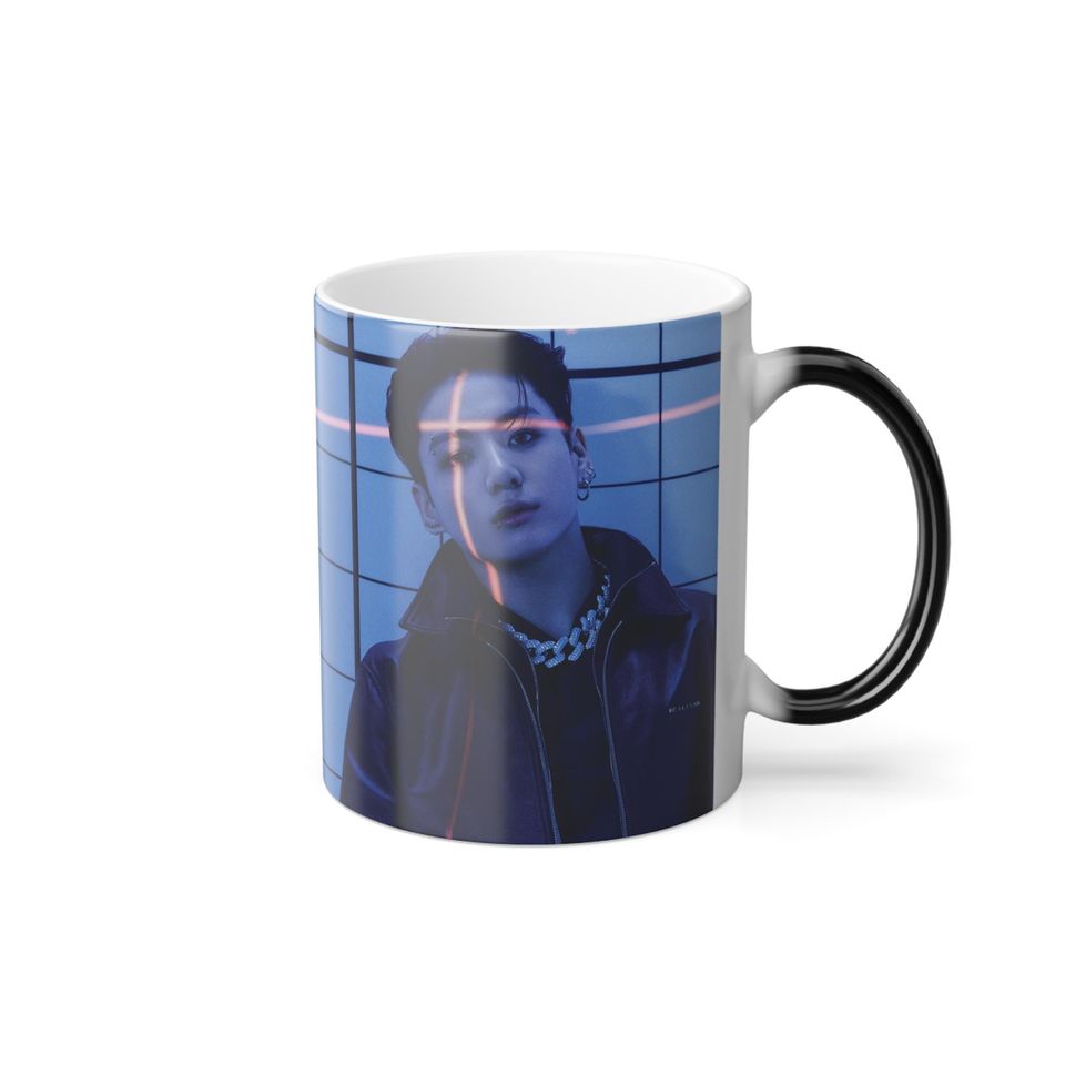 Jungkook BTS Color-Changing Mug, 11oz Coffee Cup