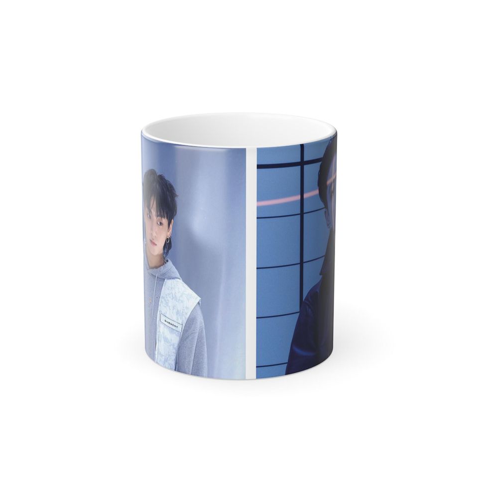 Jungkook BTS Color-Changing Mug, 11oz Coffee Cup