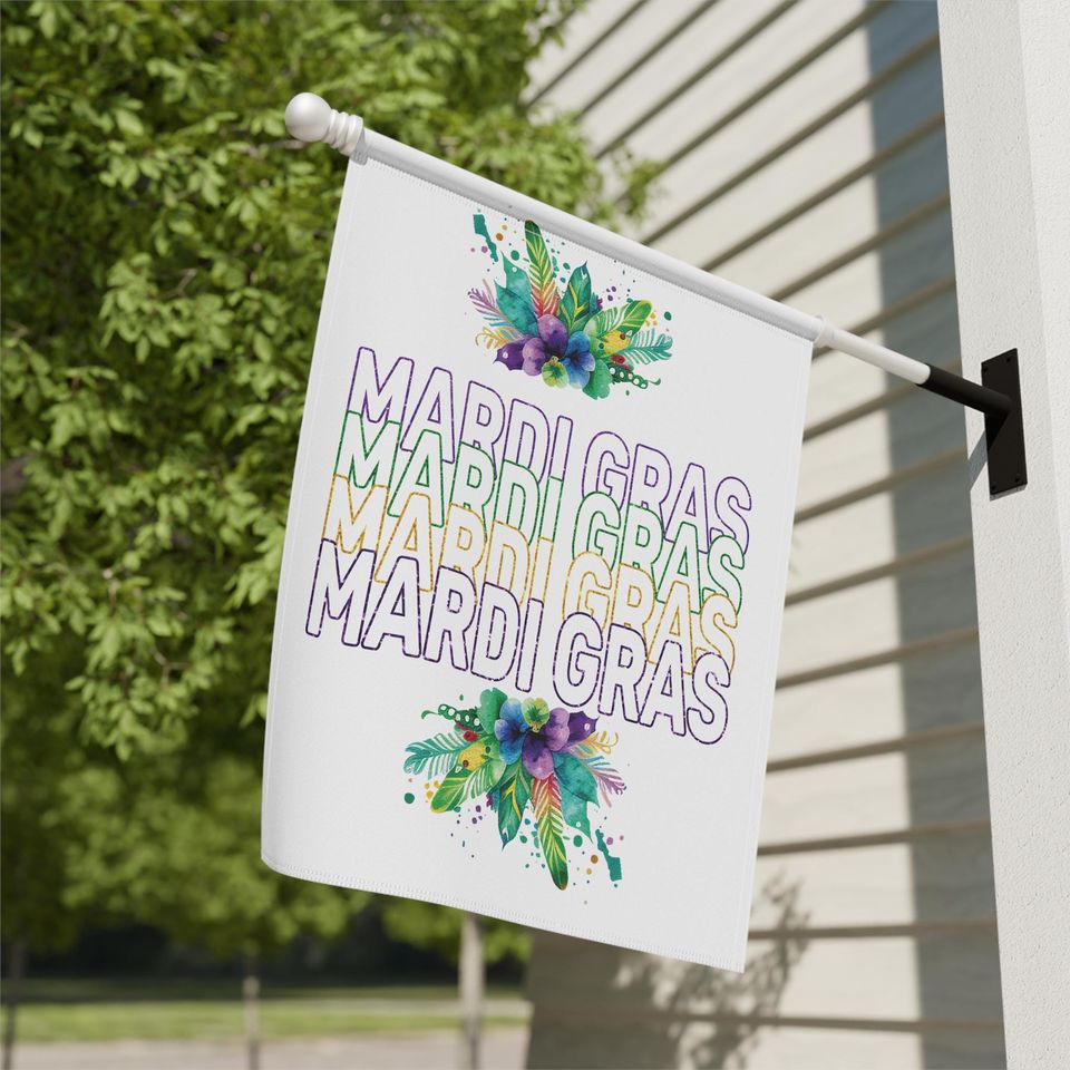 Mardi Gras - Garden & House Banner