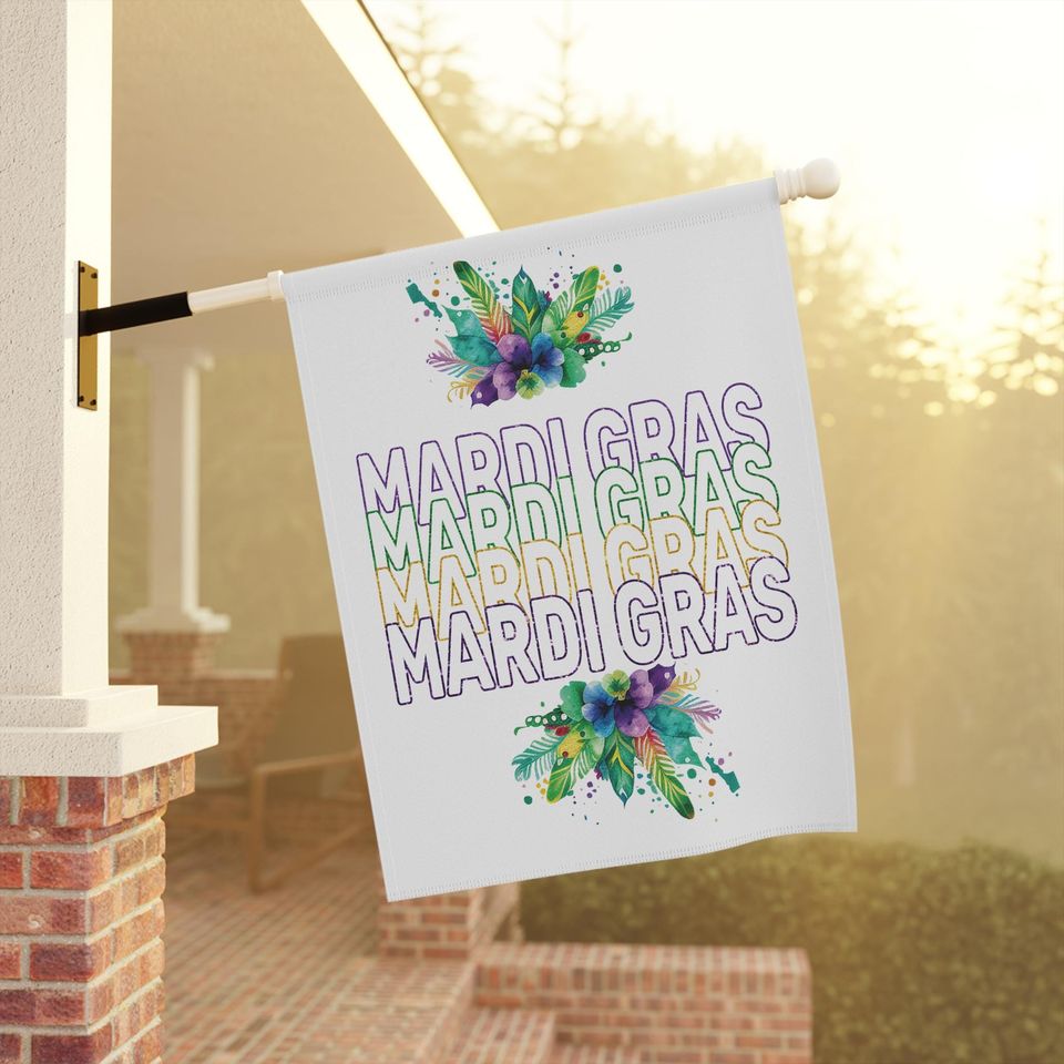 Mardi Gras - Garden & House Banner