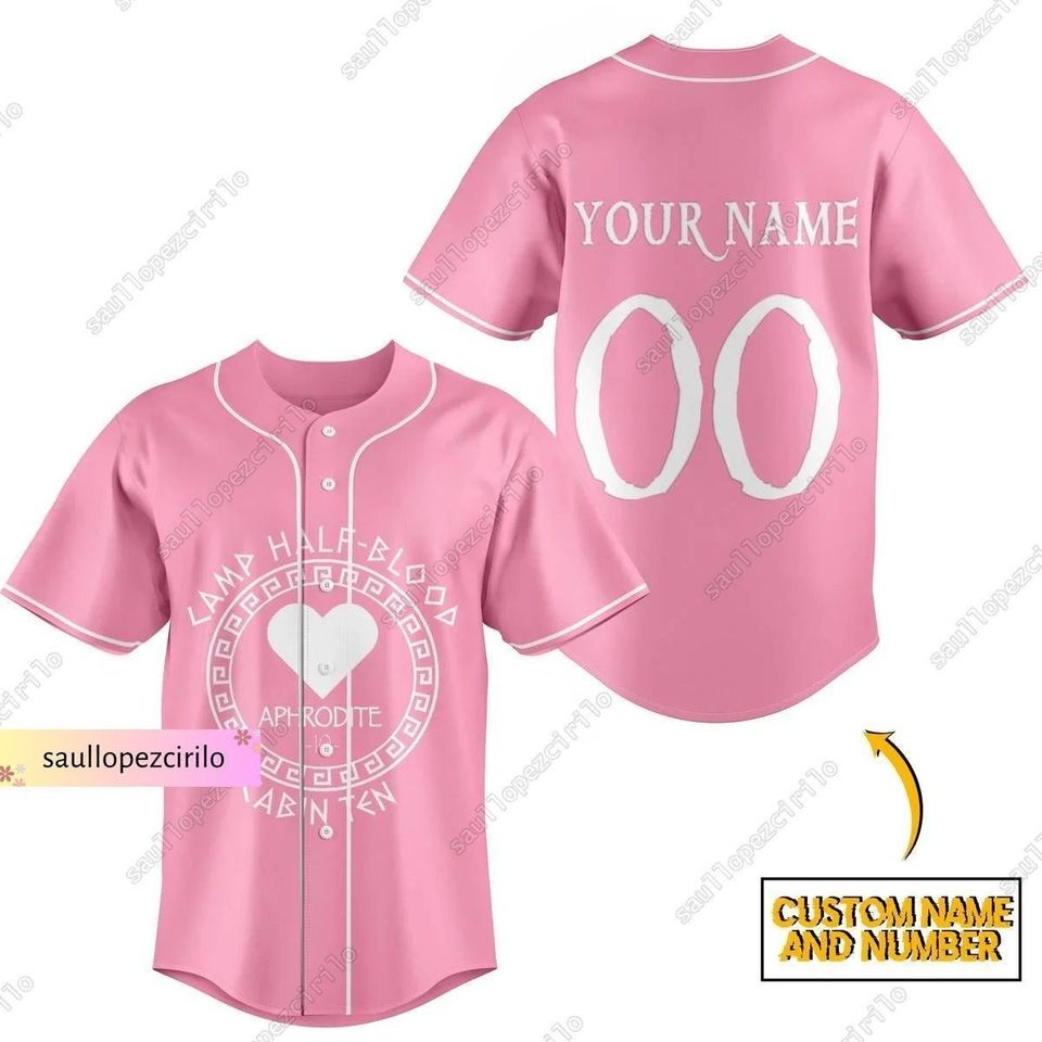 Camp Half Blood Jersey, Cabin Ten Percy Jackson Baseball Jersey