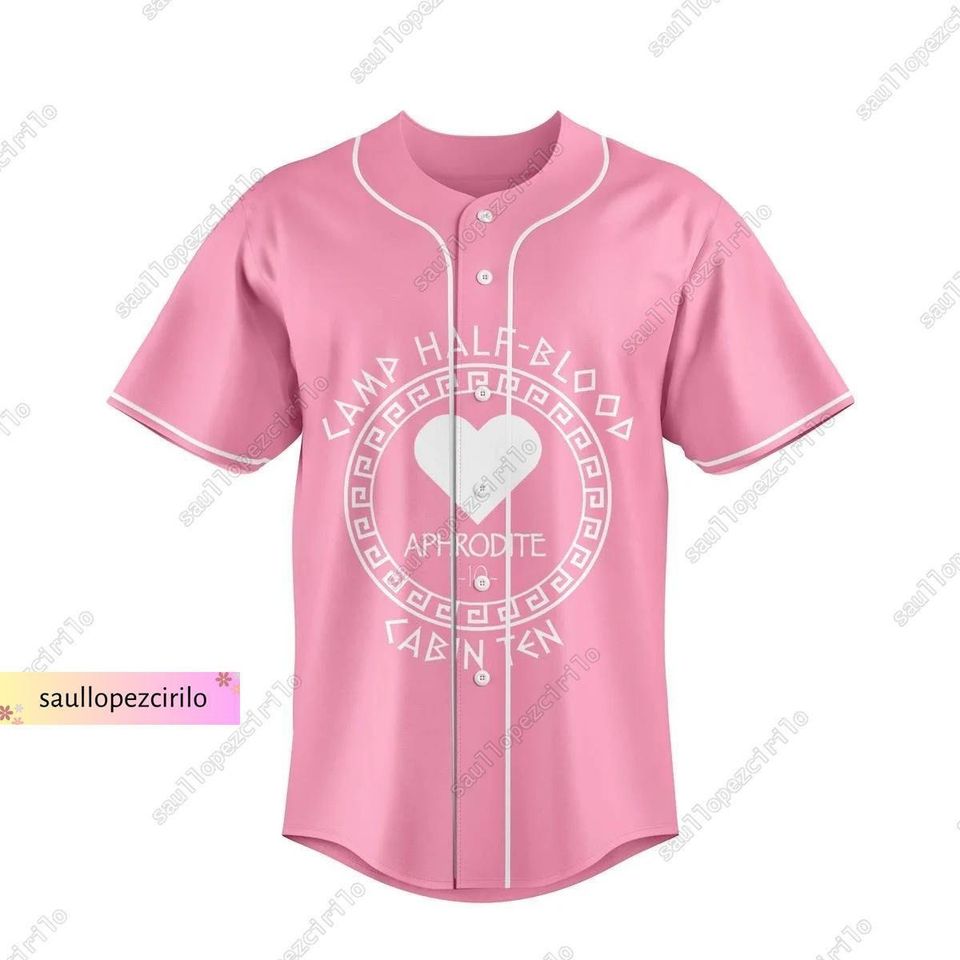 Camp Half Blood Jersey, Cabin Ten Percy Jackson Baseball Jersey