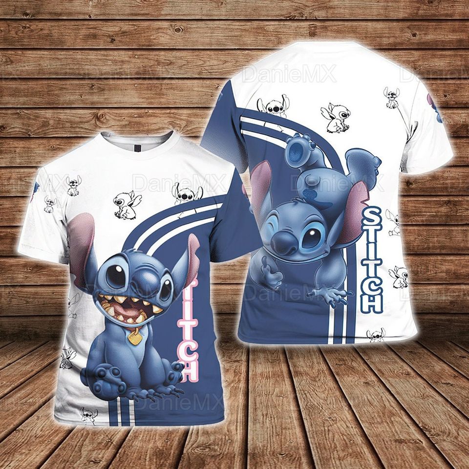 Stitch Hoodie, Disney Stitch Hoodie, Stitch 3D Printed Hoodie, Disney Cartoon Hoodie