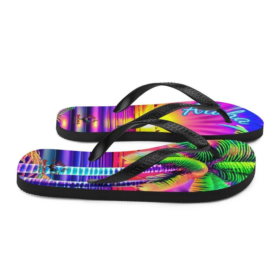 Tropical Sunset Aloha Edition Flip-Flops