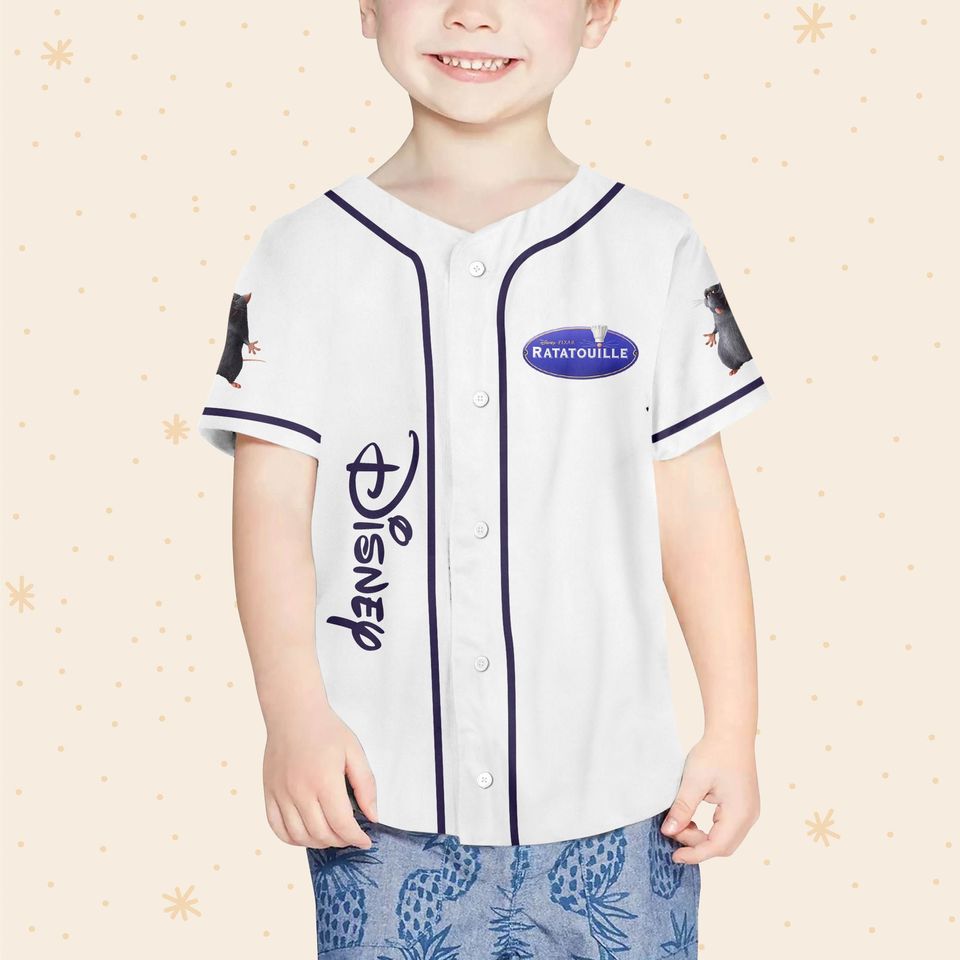 Personalized Disney Ratatouille Django Baseball Jersey