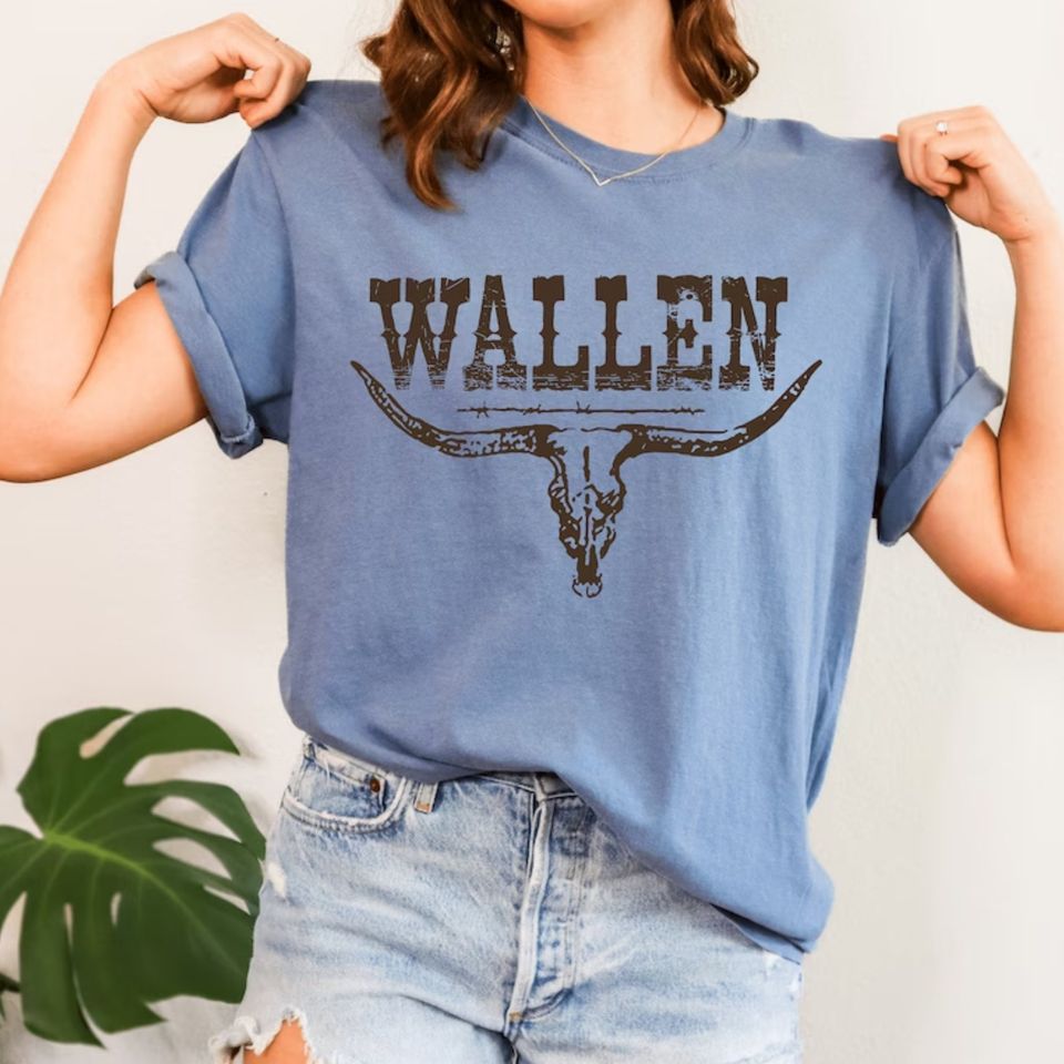 Wallen Western Tshirt, Retro Wallen Western