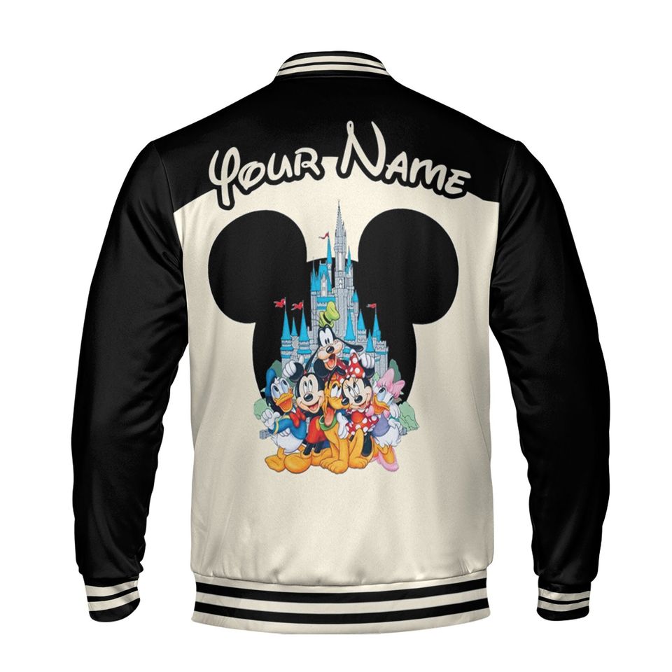 Personalized Disney Trip Vacation Mickey And Friends Disney Baseball Jacket
