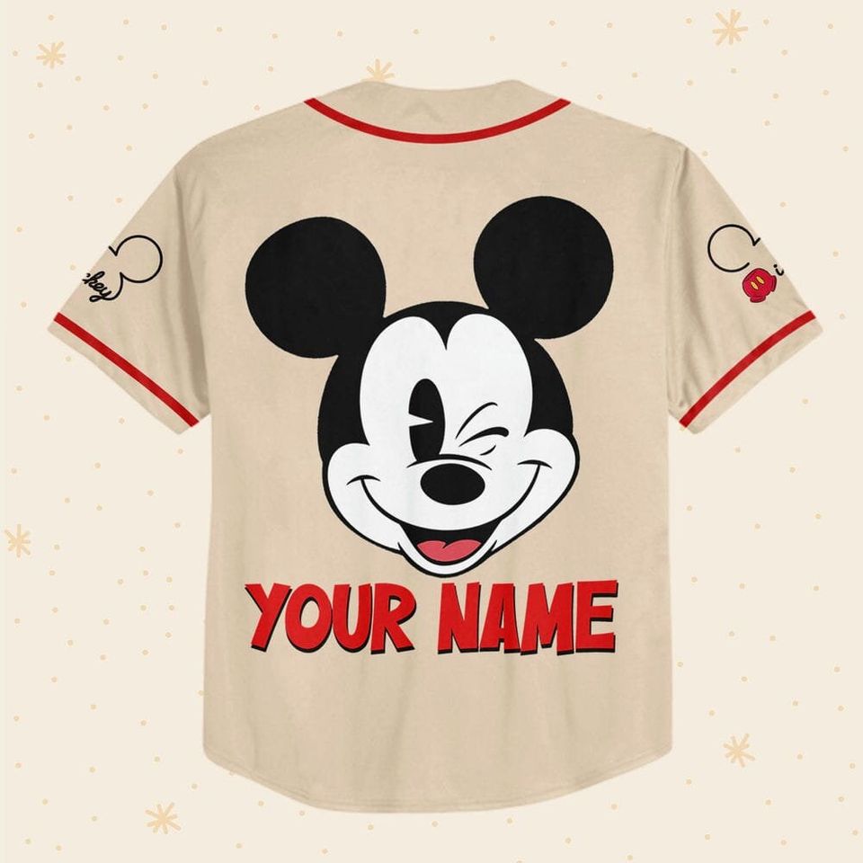 Personalize Mikey Disney Smile beige color