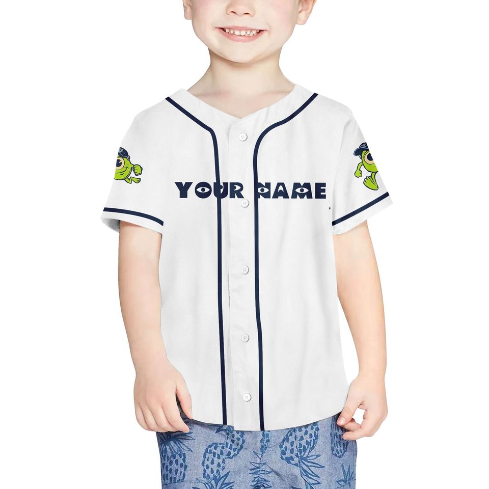 Personalize Monsters University Disney Baseball Jersey