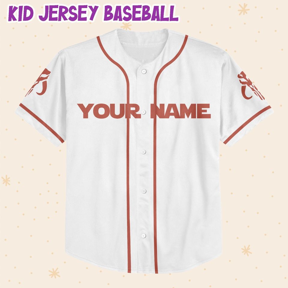 Personalized Star Wars The Mandalorian Disney Baseball Jersey