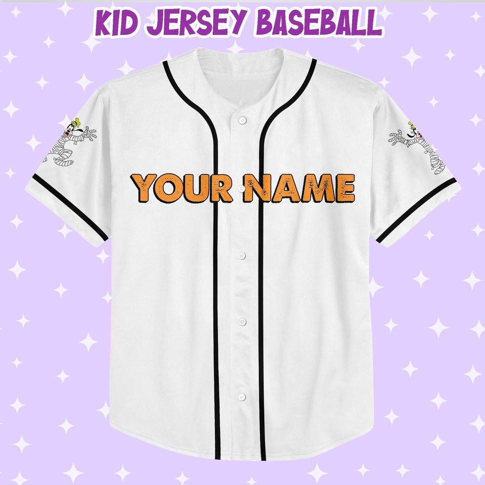 Personalized Halloween Disney Vintage Funny Goofy Jersey