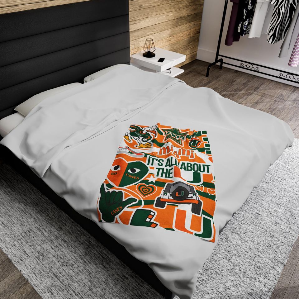 Miami Velveteen Fleece Blanket