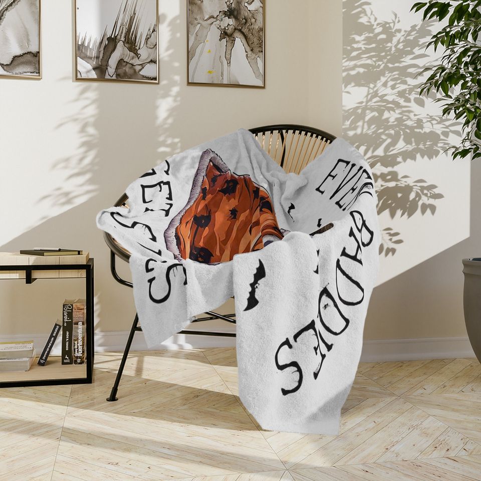 Michael Myers Even Baddies Get Saddies Halloween Blanket