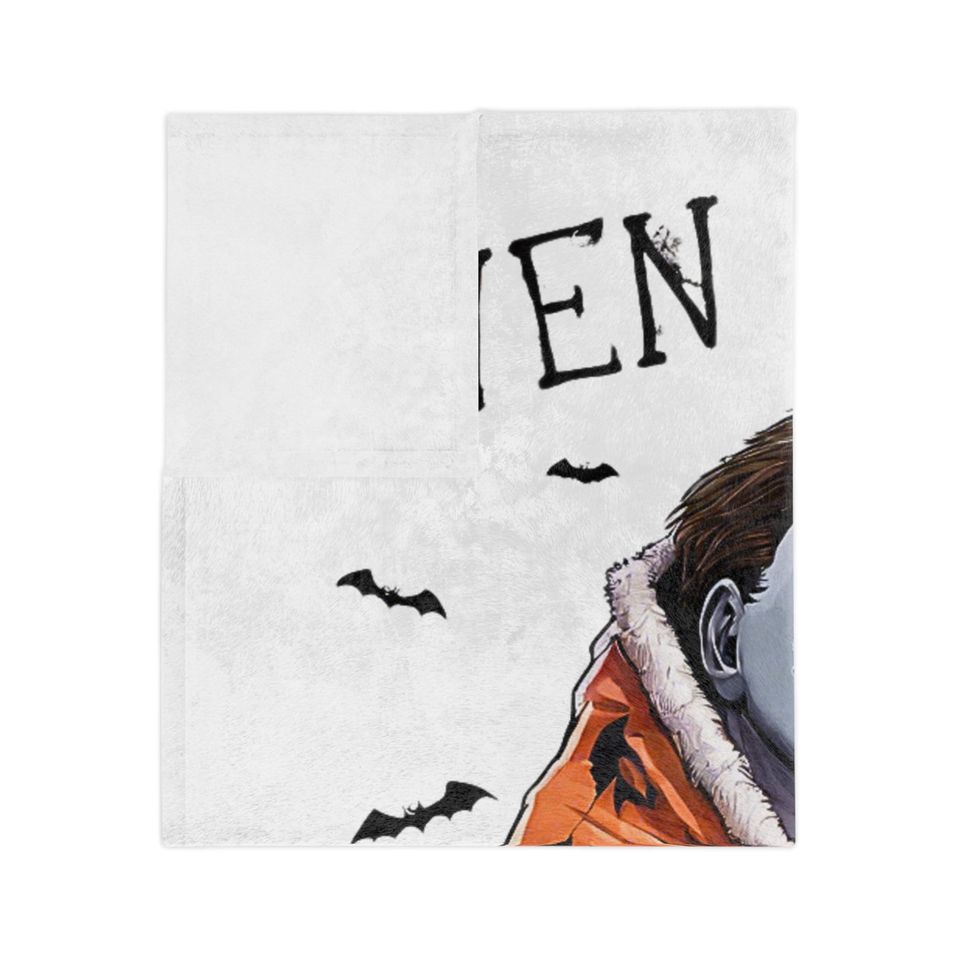 Michael Myers Even Baddies Get Saddies Halloween Blanket