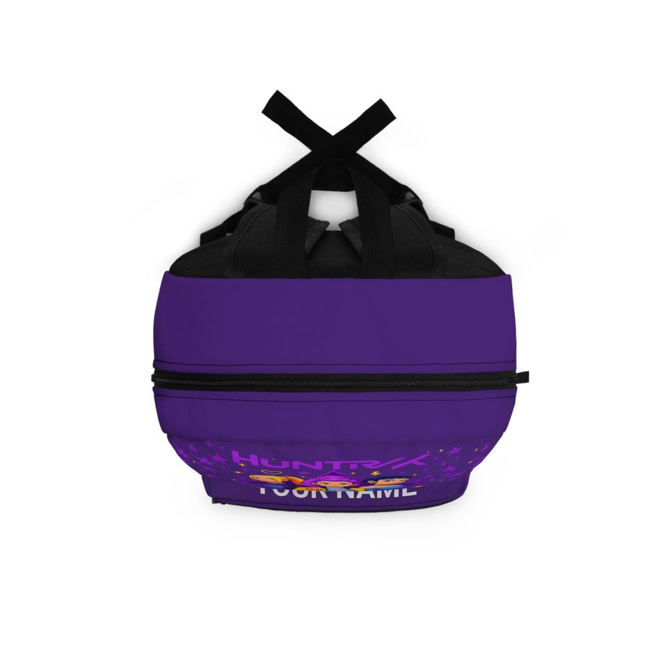 Personalized K-Pop Demon Hunter Backpack | Custom Gothic School Bag | Dark Fantasy Travel Backpack for Fans | Unique Kpop Gift