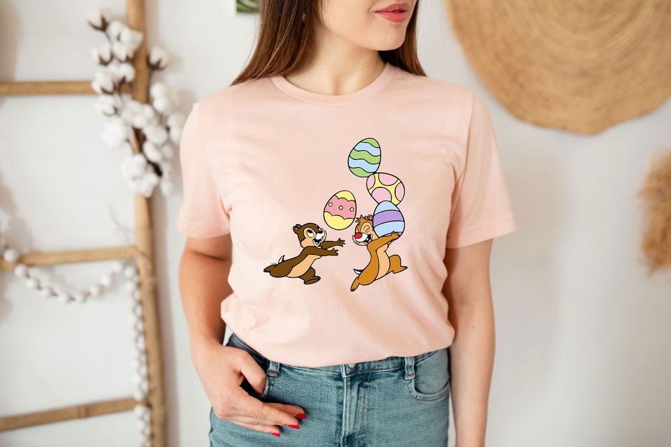 Chip And Dale Easter Shirt, Disney Easter Shirt, Disney Chip And Dale Easter Shirt