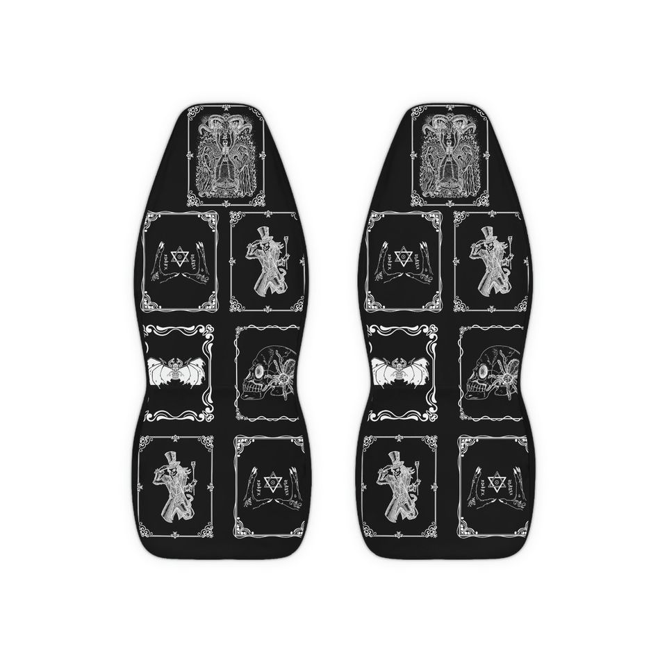 Gothic patchwork Polyester Car Seat Covers