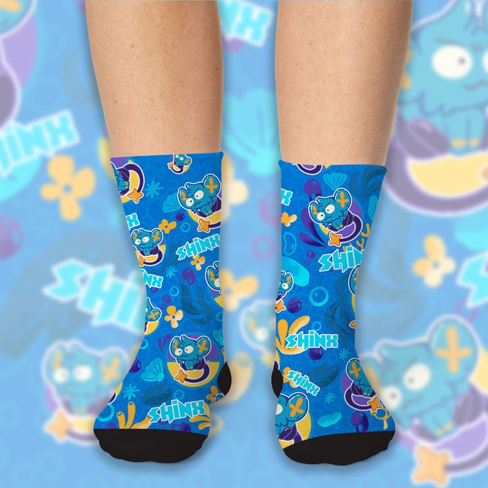 PKM Shinx Fun Under Water Type hawaiian shirt, Anime 3D Beach Hawaiian