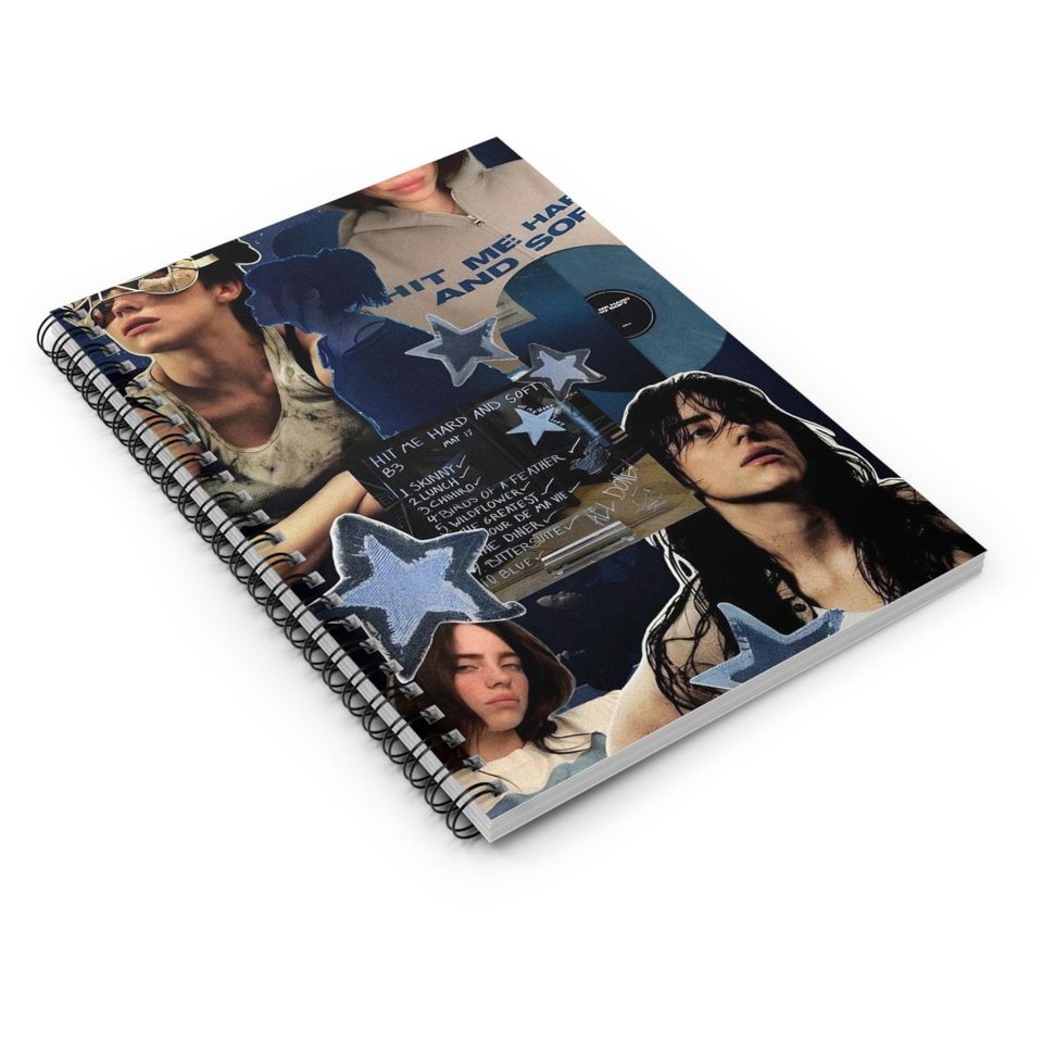 Billie Eilish Spiral Notebook - Ruled Line