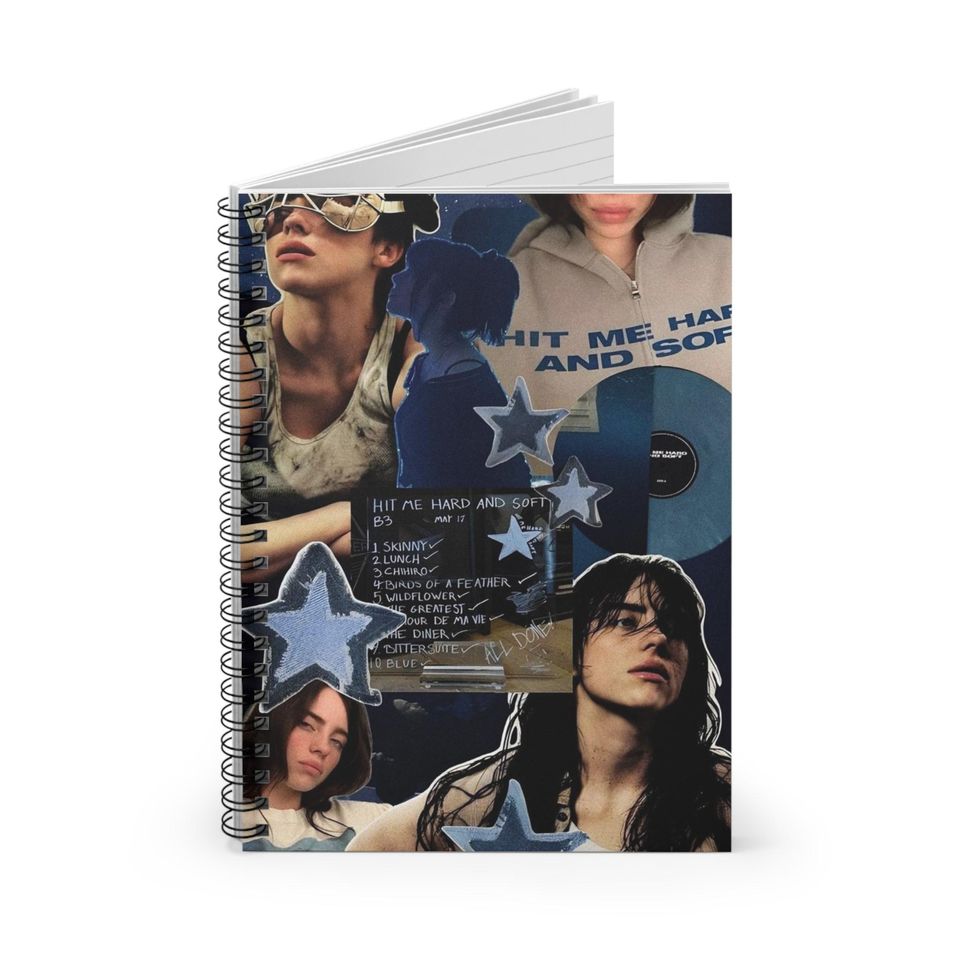 Billie Eilish Spiral Notebook - Ruled Line