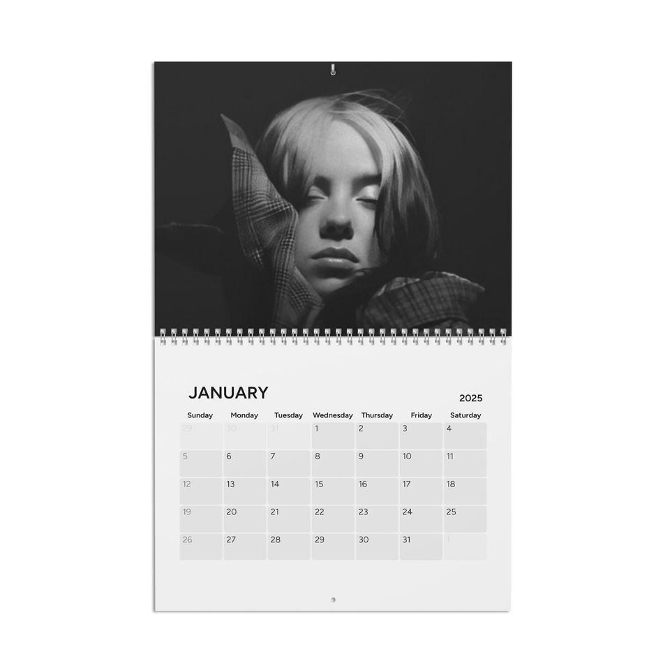 Billie Eilish Calendar 2025