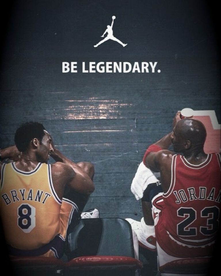 Kobe Bryant Michael Jordan Poster