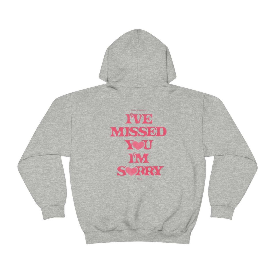 i miss you im sorry two sided gracie abrams hoodie