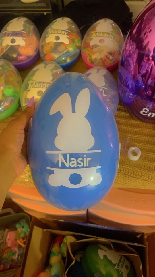 Easter Eggs, Jumbo Easter Eggs, custom Easter eggs, Easter basket, empty Easter eggs, personalized Easter gift