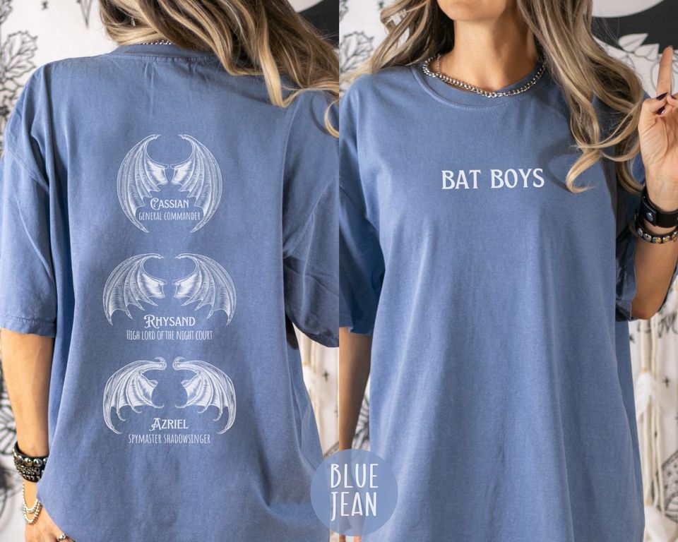 OFFICIALLY LICENSED ACOTAR Bat Boys Shirt, Illyrian Night Court