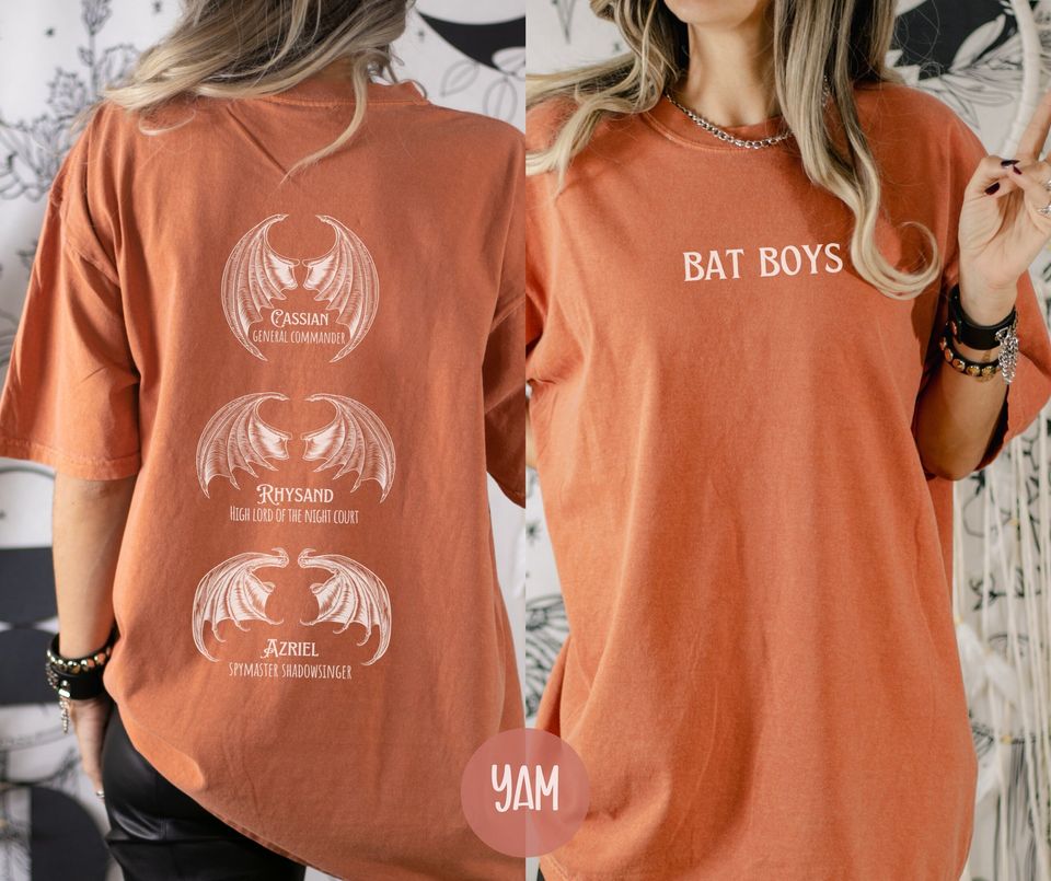 OFFICIALLY LICENSED ACOTAR Bat Boys Shirt, Illyrian Night Court