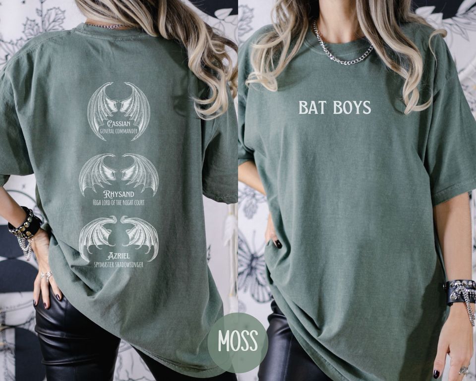 OFFICIALLY LICENSED ACOTAR Bat Boys Shirt, Illyrian Night Court