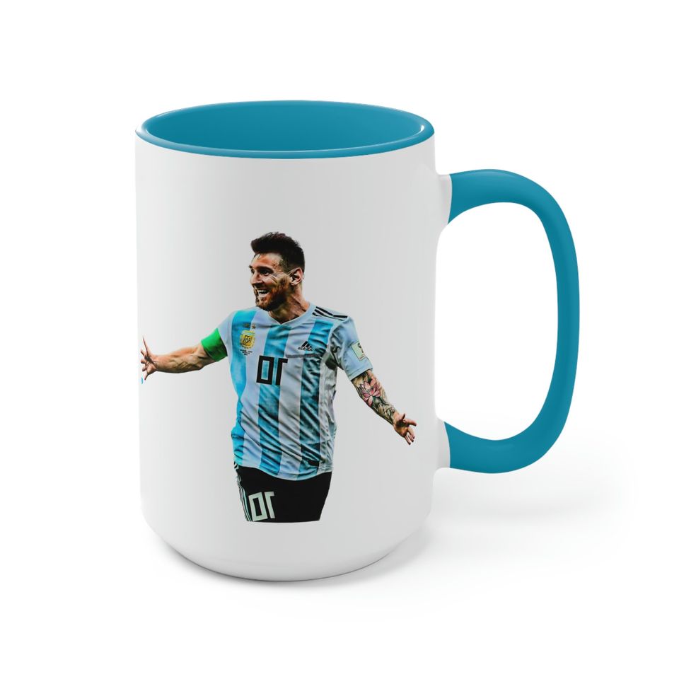 Messi- Argentina - Two-Tone Coffee Mugs