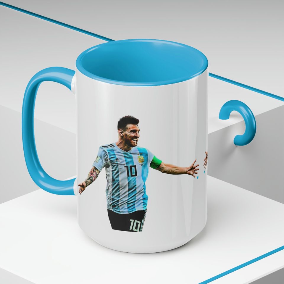 Messi- Argentina - Two-Tone Coffee Mugs